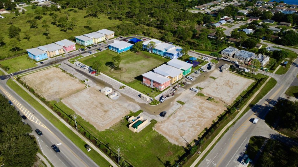 an aerial view of immokalee fair housing alliance’s affordable housing community
